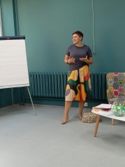 Spotkanie z Agatą Kopczewską w MBP w Skierniewicach